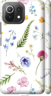 

Чехол Цветочный фон v2 для Xiaomi Mi 11 Lite 1440245