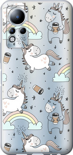 

Чехол Единорог и кофе для Infinix Note 11 1607484