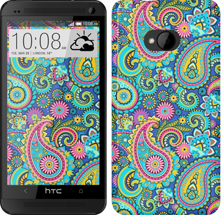 

Чехол индийский огурец для HTC One M7 595152