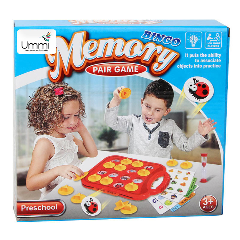 Купити Настільна інтерактивна гра Ummi 22001 Memory Pair Game (Red) на vchehle.ua