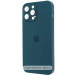 Фото Чохол TPU+Glass Sapphire matte case на Apple iPhone 12 (6.1") (Navy Blue) на vchehle.ua