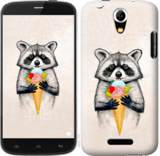 

Чехол Енотик с мороженым для Doogee Y100X 801580