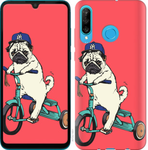 

Чохол Мопс на велосипеді на Huawei Honor 20 Lite 868517