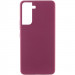 Чохол Silicone Cover Lakshmi (AAA) на Samsung Galaxy S22 (Бордовий / Plum)