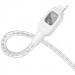 Фото Дата кабель Hoco U124 Stone silicone Power-off Type-C to Lightning (1.2m) (Gray) в маназині vchehle.ua