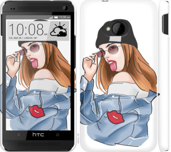 

Чохол Дівчина v3 на HTC One M7 842826