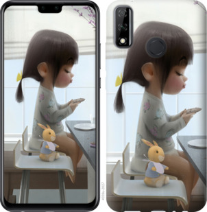 

Чехол Милая девочка с зайчиком для Huawei Y8s 936106