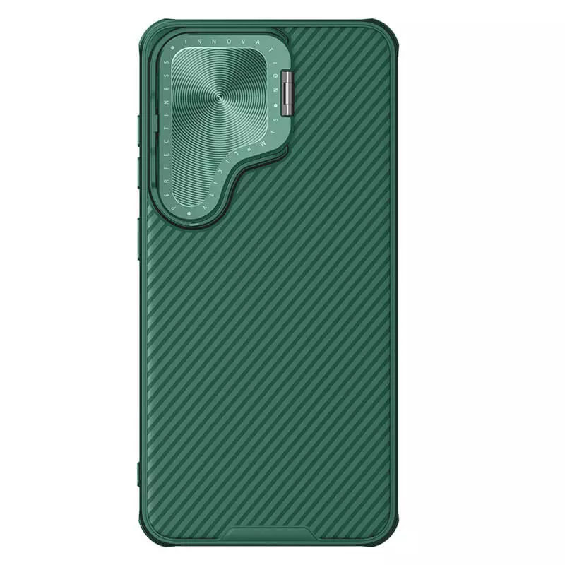 Карбонова накладка Nillkin Camshield Prop на Samsung Galaxy S24 (Deep Green)