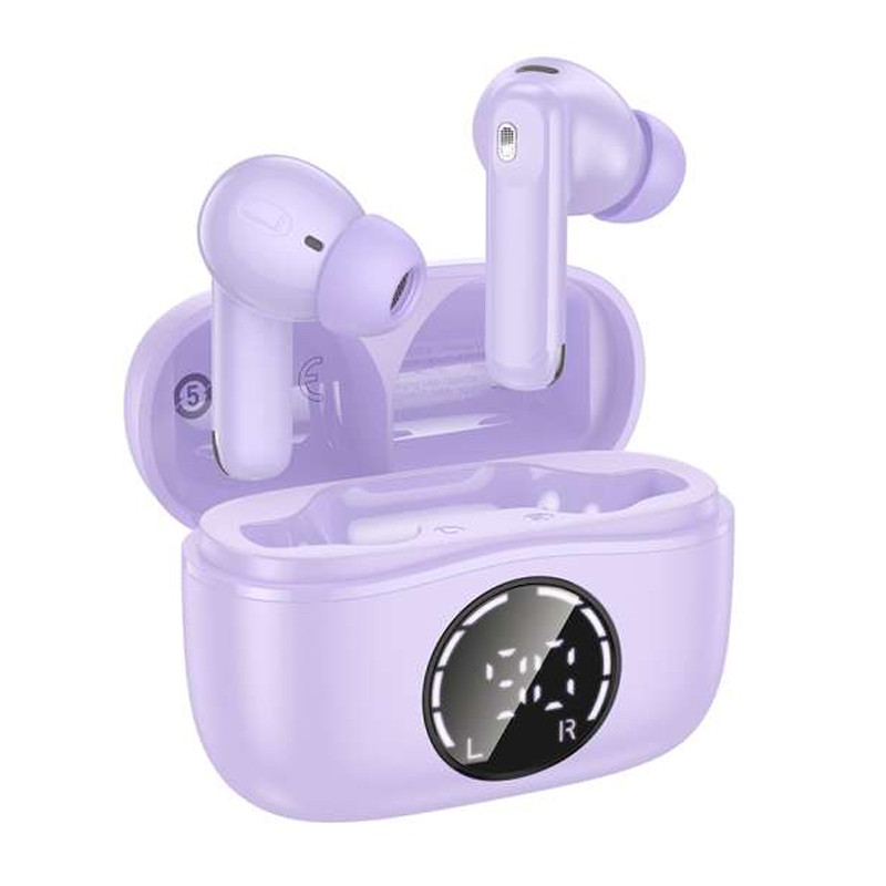 Беспроводные TWS наушники Hoco EQ22 Singer ANC+ENC (Taro Purple)