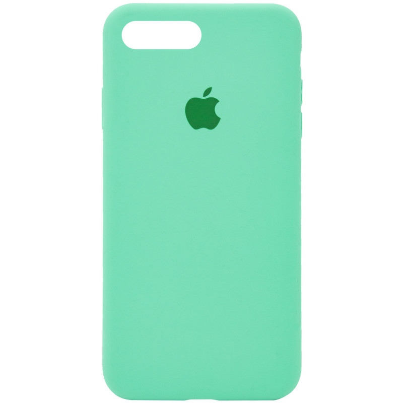 Чохол Silicone Case Full Protective (AA) на Apple iPhone 7 plus / 8 plus (5.5") (Зелений / Spearmint)