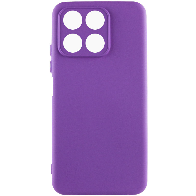 Чехол Silicone Cover Lakshmi Full Camera (A) для Huawei Honor X8a (Фиолетовый / Purple)