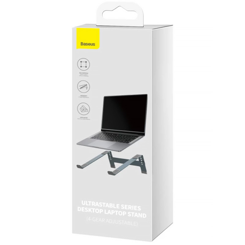 Фото Подставка для ноутбука Baseus UltraStable (4-Gear Adjustable) (B10053100811-00) на vchehle.ua