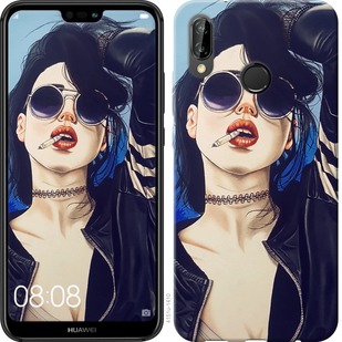

Чохол Дівчина на стилі на Huawei P20 Lite 690404