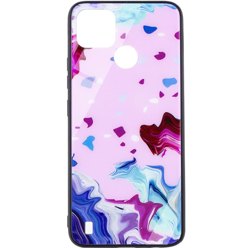 

TPU+Glass чохол Diversity на Realme C21Y (Stains red) 1223097