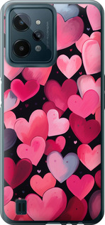 

Чехол Сердечки 4 для Realme C31 1646356