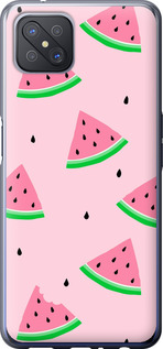 Чехол Розовый арбуз для Oppo A92S