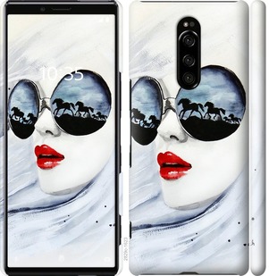 

Чехол Девушка акварелью для Sony Xperia 1 J9110 763569