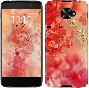

Чехол Розовые цветы для Alcatel idol 4s 325212