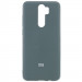 TPU чехол Matte LOGO для Xiaomi Redmi Note 8 Pro (Зеленый / Dark Green)