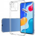 TPU чехол GETMAN Ease logo усиленные углы Full Camera для Xiaomi Redmi 10C (Бесцветный (прозрачный))