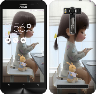 

Чехол Милая девочка с зайчиком для Asus ZenFone 2 Laser ZE500KL 636775