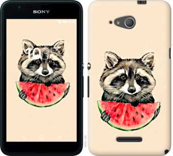 

Чохол Єнотик з кавуном на Sony Xperia E4g 799811