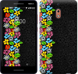 

Чехол цветочный орнамент для Nokia 2.1 673512