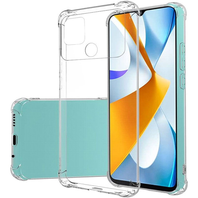 TPU чохол GETMAN Ease logo посилені кути на Xiaomi Poco C40