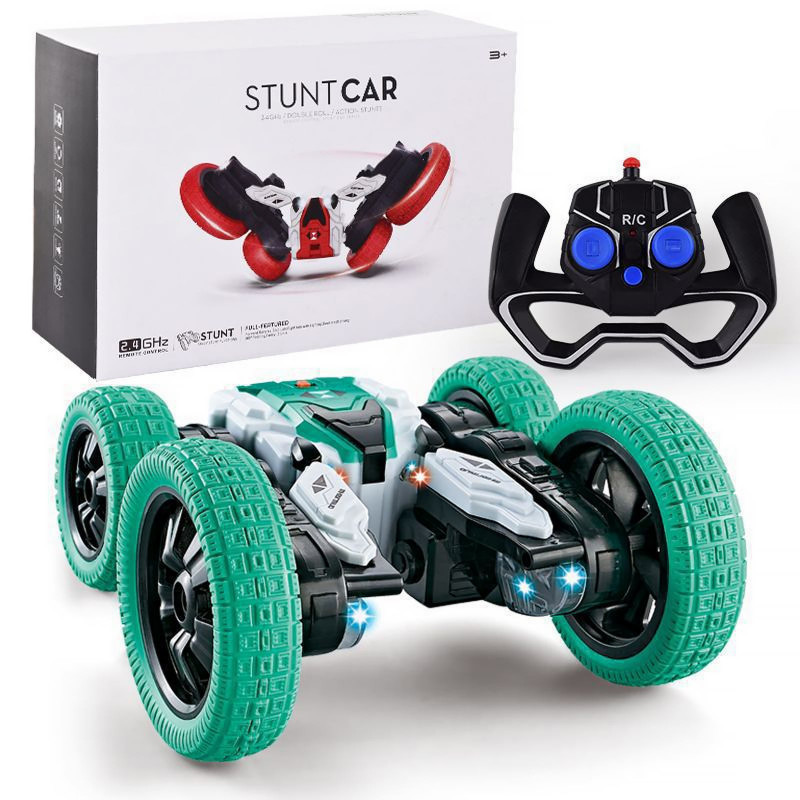 Купити Машинка на радіокеруванні SHT DW02A Trick and Flip RC Car 2.4G (Green) на vchehle.ua