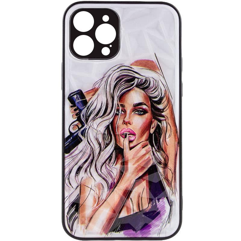 TPU+PC чохол Prisma Ladies Full Camera на Apple iPhone 12 Pro (6.1") (Purple)