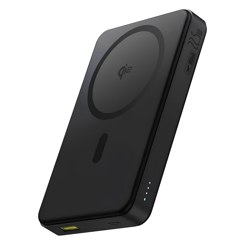 Портативний ЗП Power Bank Baseus Airpow II OS Qi2 22.5W з БЗП 10000 mAh (P10080000) (Cosmic Black)