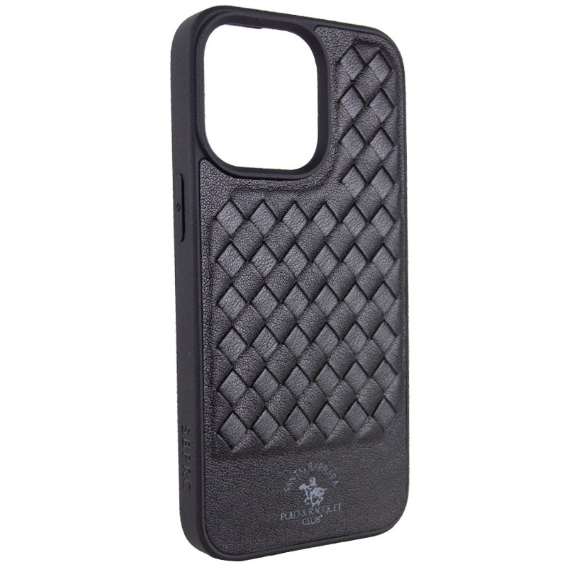Фото Кожаный чехол Polo Santa Barbara для Apple iPhone 13 Pro (6.1") (Black) в магазине vchehle.ua