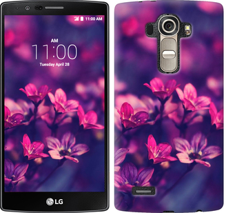 

Чехол Пурпурные цветы для LG G4 H815 176606