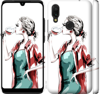 

Чохол Дівчина з келихом для Xiaomi Redmi 7 841651