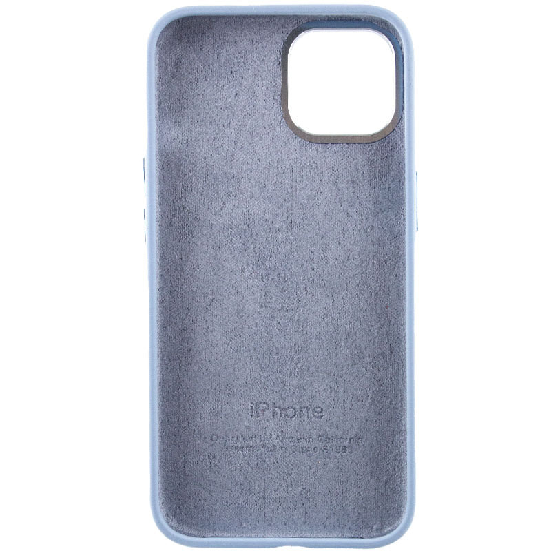 Чехол Silicone Case Metal Buttons (AA) для Apple iPhone 12 Pro Max (6.7") (Голубой / Blue Fog) в магазине vchehle.ua