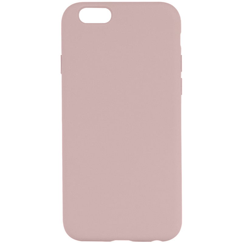 Чехол Silicone Case Full Protective (AA) NO LOGO для Apple iPhone SE (2020) (Розовый / Chalk Pink)