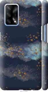 

Чехол Ночь золотые звезды для Oppo A74 1406443