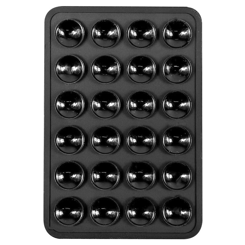Держатель-присоска для телефона Sticker Side Silicone 3М 80*55 мм (Black)