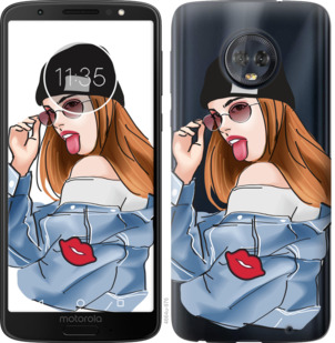

Чехол Девушка v3 для Motorola Moto G6 Plus 843217