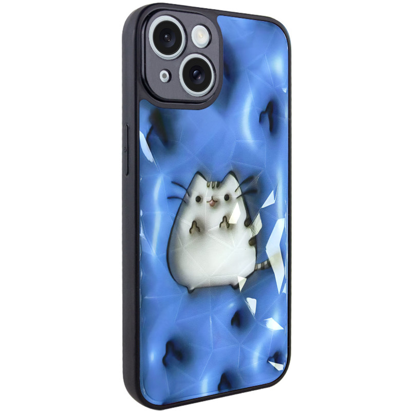 TPU+PC чехол Prisma Fluffie для Apple iPhone 13 (6.1") (Pusheen)