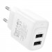 Фото МЗП Hoco C141A Smart 2.1A (2USB-A) (White) в маназині vchehle.ua