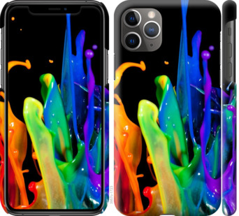 

Чехол брызги краски для iPhone 11 Pro Max 780544