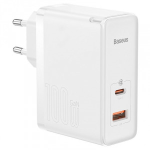 МЗП Baseus GaN5 Pro Type-C+USB 100W EU (CCGP09020)