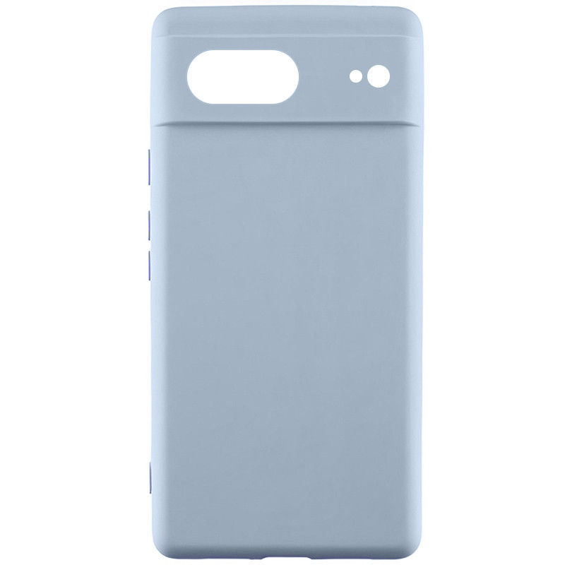 Чехол Silicone Cover Lakshmi Full Camera (AAA) для Google Pixel 7 (Голубой / Sweet Blue)