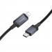 Фото Дата кабель Hoco X118 Generic with display Type-C to Lightning 27W (1m) (Black) в маназині vchehle.ua