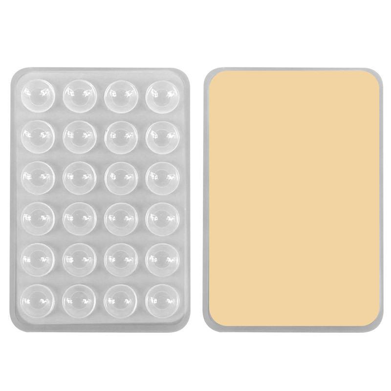 Фото Держатель-присоска для телефона Sticker Side Silicone 3М 80*55 мм (Transparent) на vchehle.ua