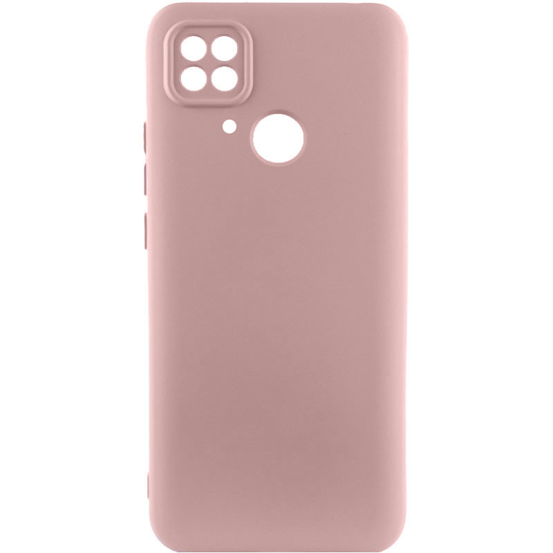 Чохол TPU GETMAN Liquid Silk Full Camera на Xiaomi Redmi 10C (Рожевий / Pink Sand)