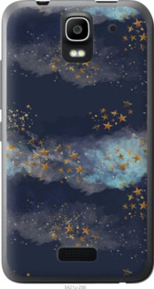 

Чехол Ночь золотые звезды для Huawei Ascend Y3C 1406373