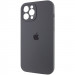 Фото Чехол Silicone Case Full Camera Protective (AA) для Apple iPhone 12 Pro (6.1") (Серый / Dark Gray) в магазине vchehle.ua