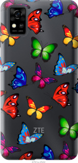 

Чохол Барвисті метелики на ZTE Blade A31 1219793